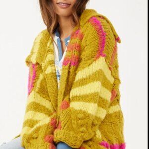 Free People Day's Dawn Chunky Cardigan